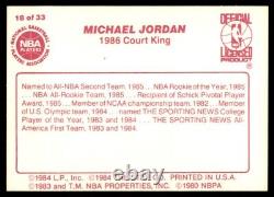 1986-87 Star Michael Jordan Rookie NM authentic Chicago Bulls #18