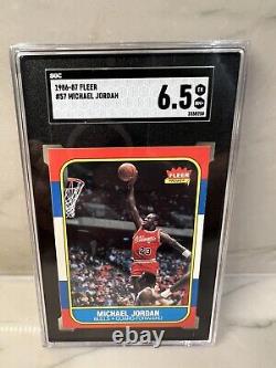 1986 Jordan Rookie #57 fleer? SGC 6,5? Good Looking Card