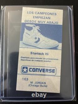 1986 Nba Merchante Converse Michael Jordan Rookie Chicago Bulls Spanish Art Card