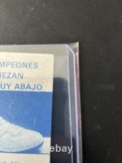 1986 Nba Merchante Converse Michael Jordan Rookie Chicago Bulls Spanish Art Card