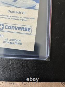 1986 Nba Merchante Converse Michael Jordan Rookie Chicago Bulls Spanish Art Card