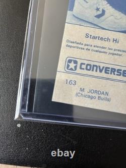 1986 Nba Merchante Converse Michael Jordan Rookie Chicago Bulls Spanish Art Card