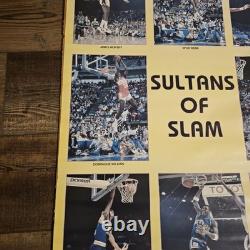 1986 SULTANS OF SLAM Poster WORTHY WEBB BARKLEY WILKINS MICHAEL JORDAN DREXLER