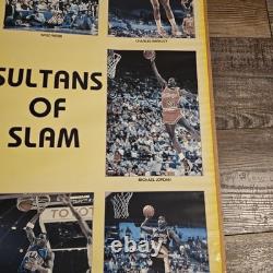 1986 SULTANS OF SLAM Poster WORTHY WEBB BARKLEY WILKINS MICHAEL JORDAN DREXLER