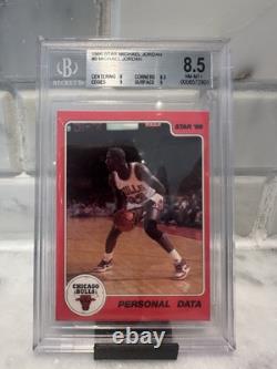 1986 Star Michael Jordan Basketball #9 Michael Jordan BGS 8.5 TRUE ROOKI