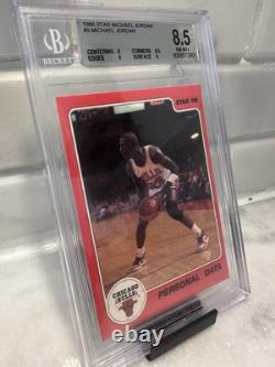 1986 Star Michael Jordan Basketball #9 Michael Jordan BGS 8.5 TRUE ROOKI