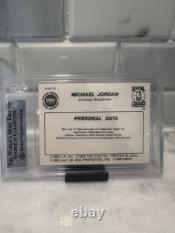 1986 Star Michael Jordan Basketball #9 Michael Jordan BGS 8.5 TRUE ROOKI
