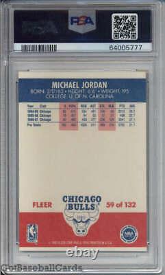 1987-88 Fleer #59 Michael Jordan Chicago Bulls PSA 8 (5777)