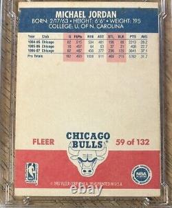 1987-88 Fleer Michael Jordan #59 HOF