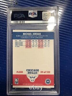 1987-88 Fleer Michael Jordan #59 PSA 7