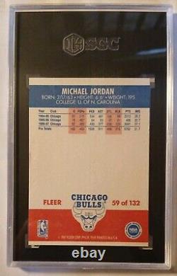 1987-88 Fleer Michael Jordan Card #59 SGC 7