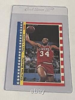 1987-88 Fleer NBA Sticker 11 Card Set. Barkley, Magic Bird Michael Jordan PSA 7