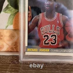 1987 Fleer Basketball #59 Michael Jordan Chicago Bulls HOF PSA 7 NM