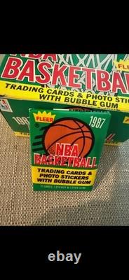 1987 Fleer Basketball Fresh Wax Pack NBA Jordan 2nd Year Very Clean And Original