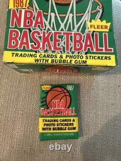 1987 Fleer Basketball Fresh Wax Pack NBA Jordan 2nd Year Very Clean And Original