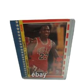 1987 Fleer Basketball Sticker Complete Set with MICHAEL JORDAN #2 RARE VHTF #1-11