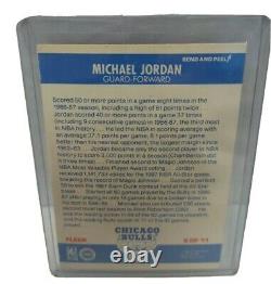 1987 Fleer Basketball Sticker Complete Set with MICHAEL JORDAN #2 RARE VHTF #1-11