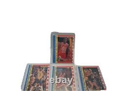 1987 Fleer Basketball Sticker Complete Set with MICHAEL JORDAN #2 RARE VHTF #1-11
