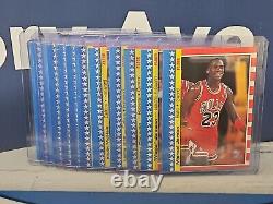 1987 Fleer Basketball Sticker Set 11/11 Complete Michael Jordan