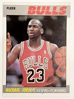 1987 Fleer Michael Jordan 2nd Year Card NM-Mint Great Eye Appeal. Great Card