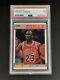 1987 Fleer NBA Basketball #59 2nd Year Michael Jordan HOF Chicago Bulls PSA 7 NM