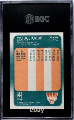 1988-89 Fleer #17 Michael Jordan SGC 9