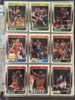 1988-89 Fleer Basketball Complete Set 1-132 withSticker Set Michael Jordan X 3
