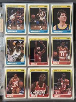 1988-89 Fleer Basketball Complete Set 1-132 withSticker Set Michael Jordan X 3