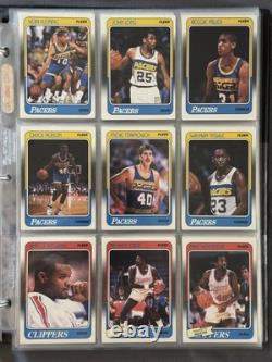 1988-89 Fleer Basketball Complete Set 1-132 withSticker Set Michael Jordan X 3