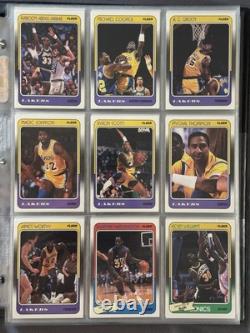 1988-89 Fleer Basketball Complete Set 1-132 withSticker Set Michael Jordan X 3