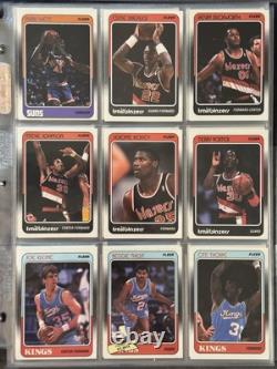 1988-89 Fleer Basketball Complete Set 1-132 withSticker Set Michael Jordan X 3