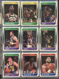 1988-89 Fleer Basketball Complete Set 1-132 withSticker Set Michael Jordan X 3