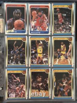 1988-89 Fleer Basketball Complete Set 1-132 withSticker Set Michael Jordan X 3