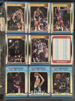 1988-89 Fleer Basketball Complete Set 1-132 withSticker Set Michael Jordan X 3