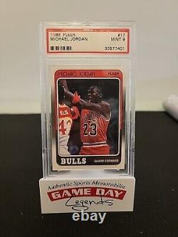 1988-89 Fleer Basketball Michael Jordan #17 PSA 9 MINT Bulls HOF