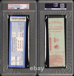 1988 BULLS APR 28 Playoff Jordan Record Ticket 50PT Back To Back Games! Rare