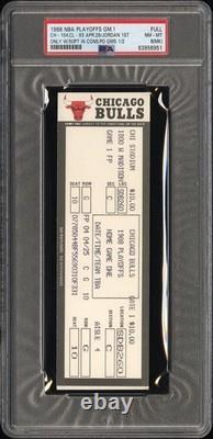 1988 BULLS Playoff Jordan Record Ticket 50 Points Back To Back Games None Higher