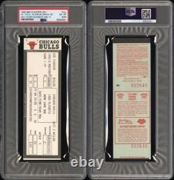 1988 BULLS Playoff Jordan Record Ticket 50 Points Back To Back Games None Higher