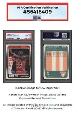 1988 Fleer #17 Michael Jordan Bulls Gem Mint Psa 10