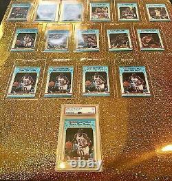 1988 Fleer Basketball Sticker Mint Set plus 5 Jordan's in NM-Mint. PSA Rare