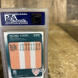 1988 Fleer Michael Jordan #17 Bulls Psa 9