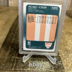 1988 Fleer Michael Jordan #17 Bulls Psa 9