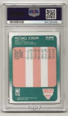 1988 Fleer Michael Jordan #17 PSA 7