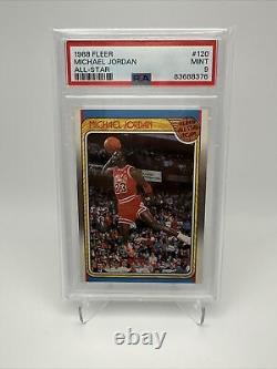 1988 Fleer Michael Jordan'All-Star' #120 PSA 9 MINT SP Chicago Bulls