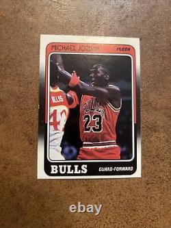1988 Fleer Michael Jordan Chicago Bulls #17 HOF Basketball Sharp