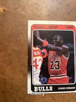 1988 Fleer Michael Jordan Chicago Bulls #17 HOF Basketball Sharp