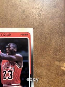 1988 Fleer Michael Jordan Chicago Bulls #17 HOF Basketball Sharp