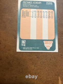 1988 Fleer Michael Jordan Chicago Bulls #17 HOF Basketball Sharp