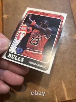 1988 Fleer Michael Jordan Chicago Bulls #17 HOF Basketball Sharp