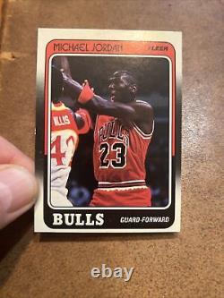 1988 Fleer Michael Jordan Chicago Bulls #17 HOF Basketball Sharp